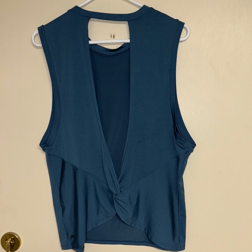 Fabletics Deep Blue Muscle Tee - Picture 4 of 4